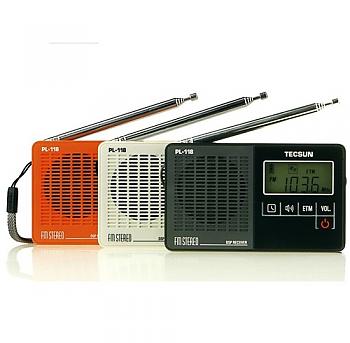 Tecsun PL-118 Pocket Sized PLL DSP FM Radio with ETM COLOR BLACK 